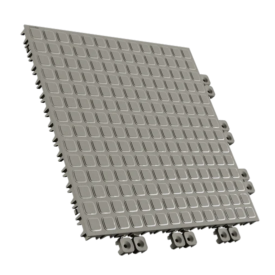 TASKFLOR® - Interlocking Floor Tile Mid Grey