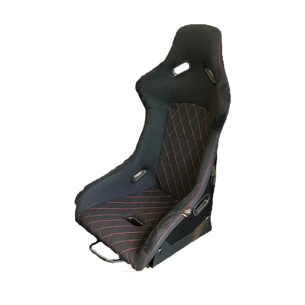 BB5 - Fibreglass Bucket Seat - Wide XL - Diamond Stitched