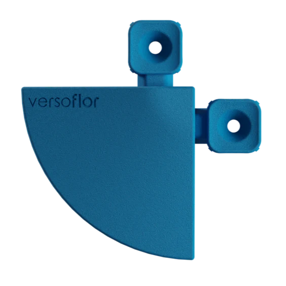 Versoflor Interlocking Floor Tile Corners - Light Blue