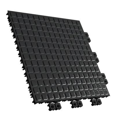 TASKFLOR® - Interlocking Floor Tile Charcoal Black