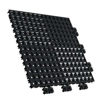 UPFLOR® - Interlocking Floor Tile Charcoal Black