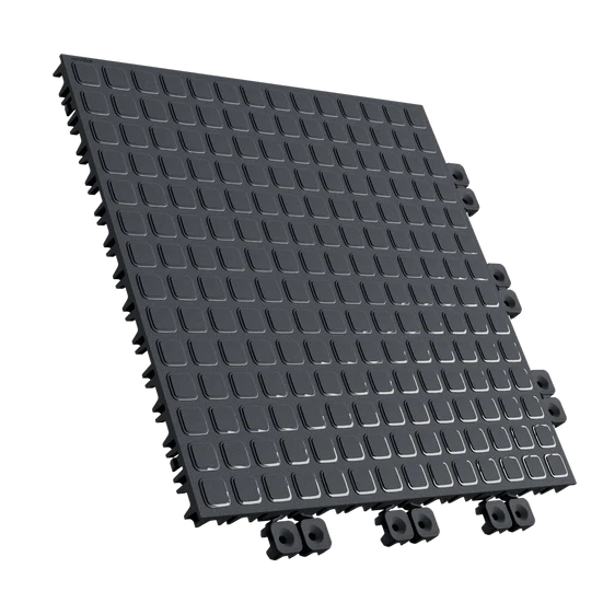 TASKFLOR® - Interlocking Floor Tile Dark Grey