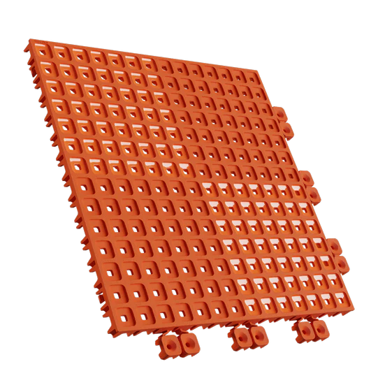 UPFLOR® - Interlocking Floor Tile Pumpkin Orange