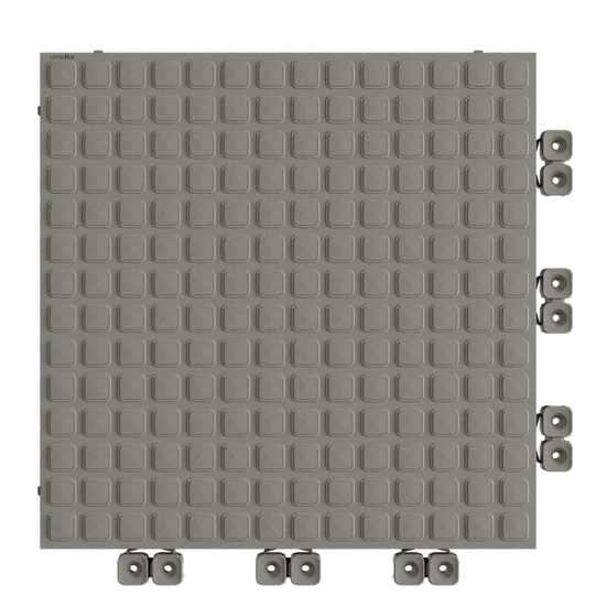 TASKFLOR® - Interlocking Floor Tile Mid Grey