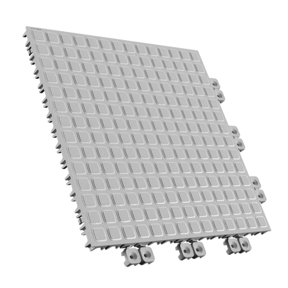 TASKFLOR® - Interlocking Floor Tile Light Grey