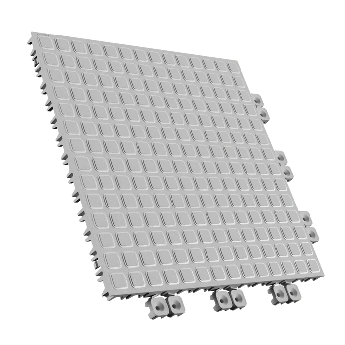 TASKFLOR® - Interlocking Floor Tile Light Grey