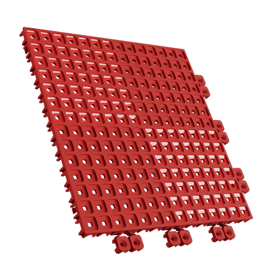 UPFLOR® - Interlocking Floor Tile Mars Red