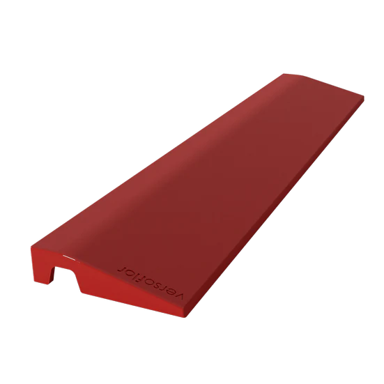 Versoflor Interlocking Floor Tile Edge Strips - Mars Red