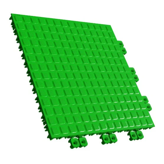 TASKFLOR® - Interlocking Floor Tile Bright Green