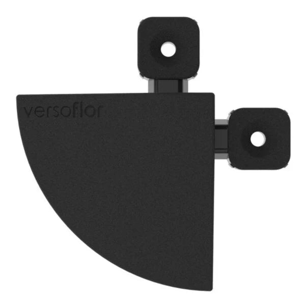 Versoflor Interlocking Floor Tile Corners - Charcoal Black